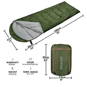 Soulout 4 Seasons Waterproof Sleeping Bag